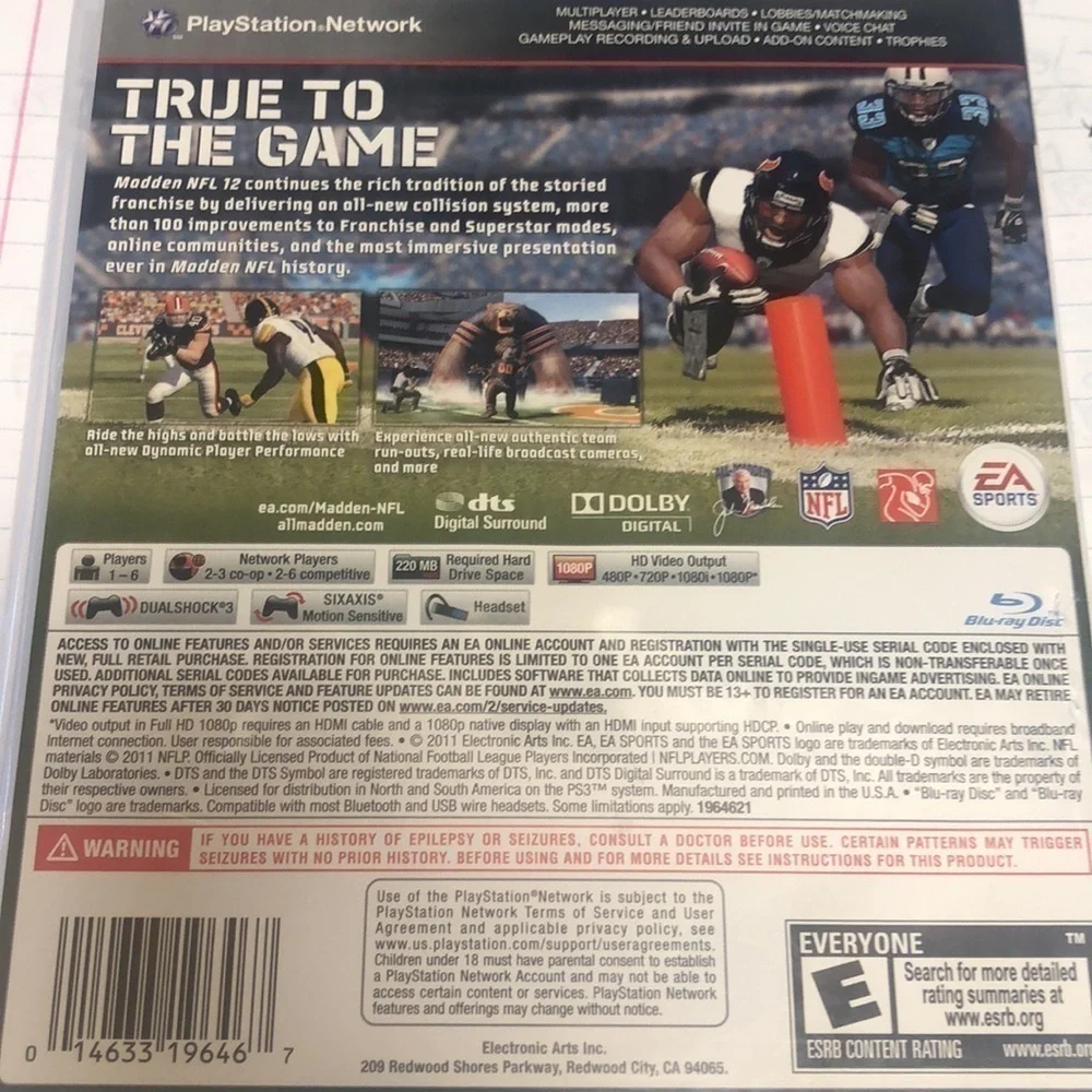 49. MADDEN NFL 12 - Playstation 3